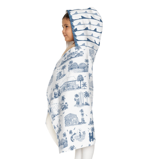 North Shore Shark Youth Hooded Towel