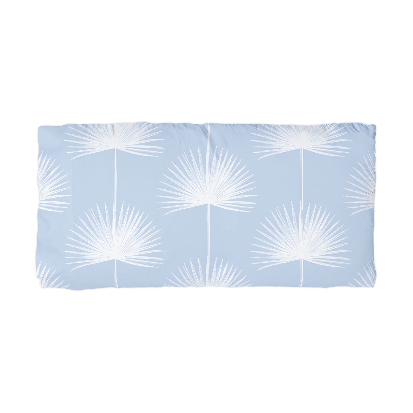 Blue Fan Palm Fan Microfiber Pillowcase