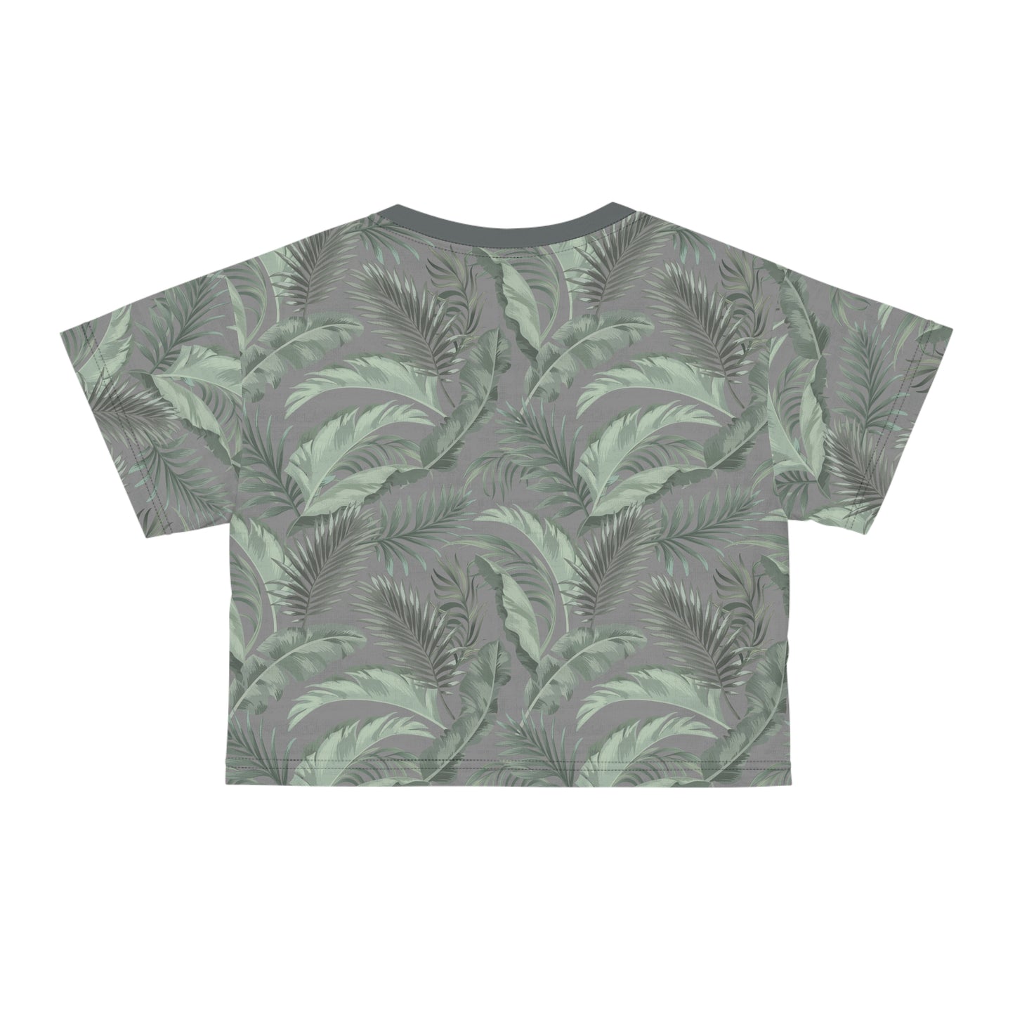 Tropical Leaf Crop Tee