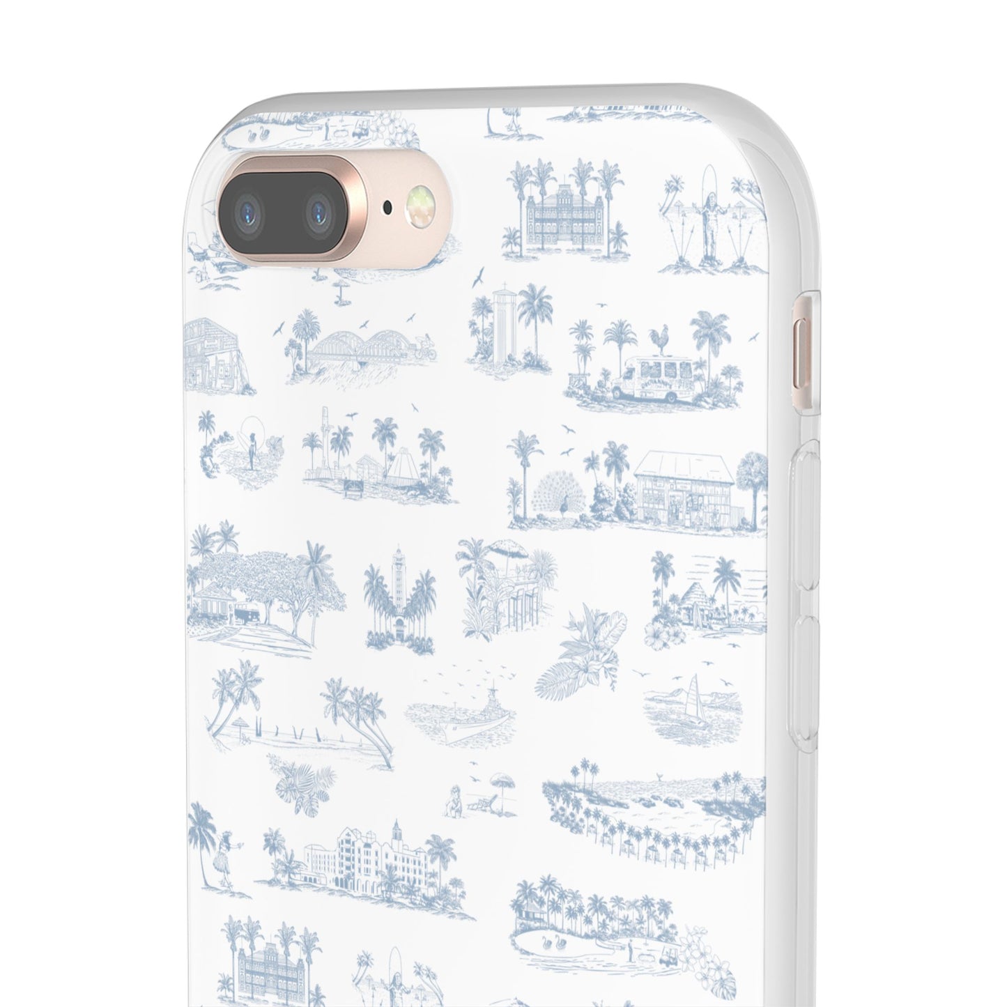Oahu Transparent Cover for iPhone