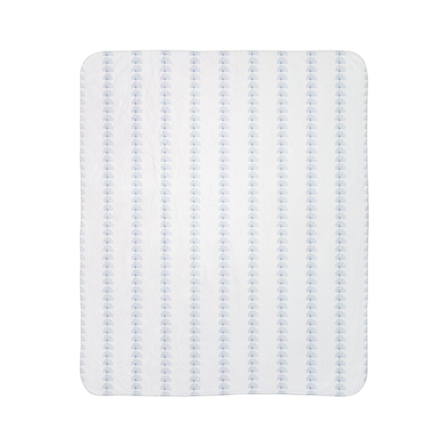 Peacock Cozy Fleece Sherpa Blanket