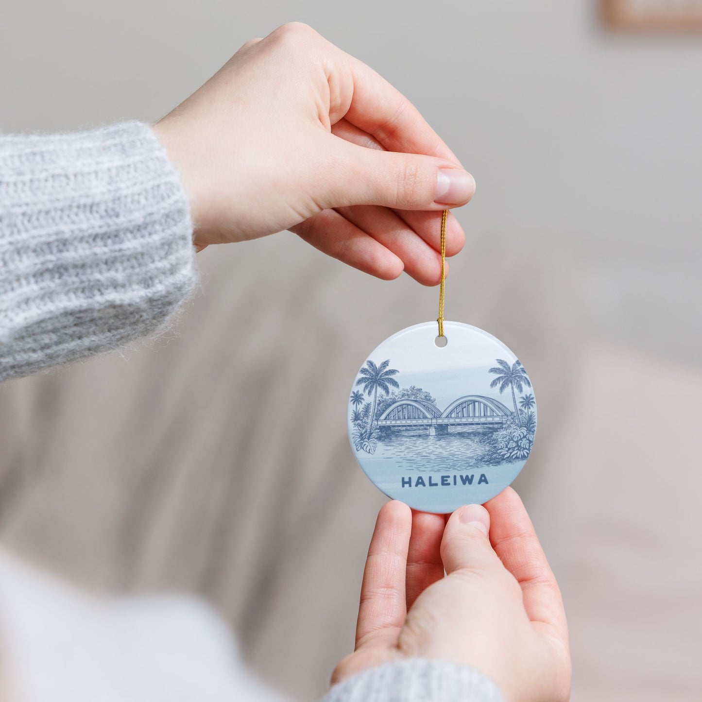 Haleiwa Rainbow Bridge Ornament