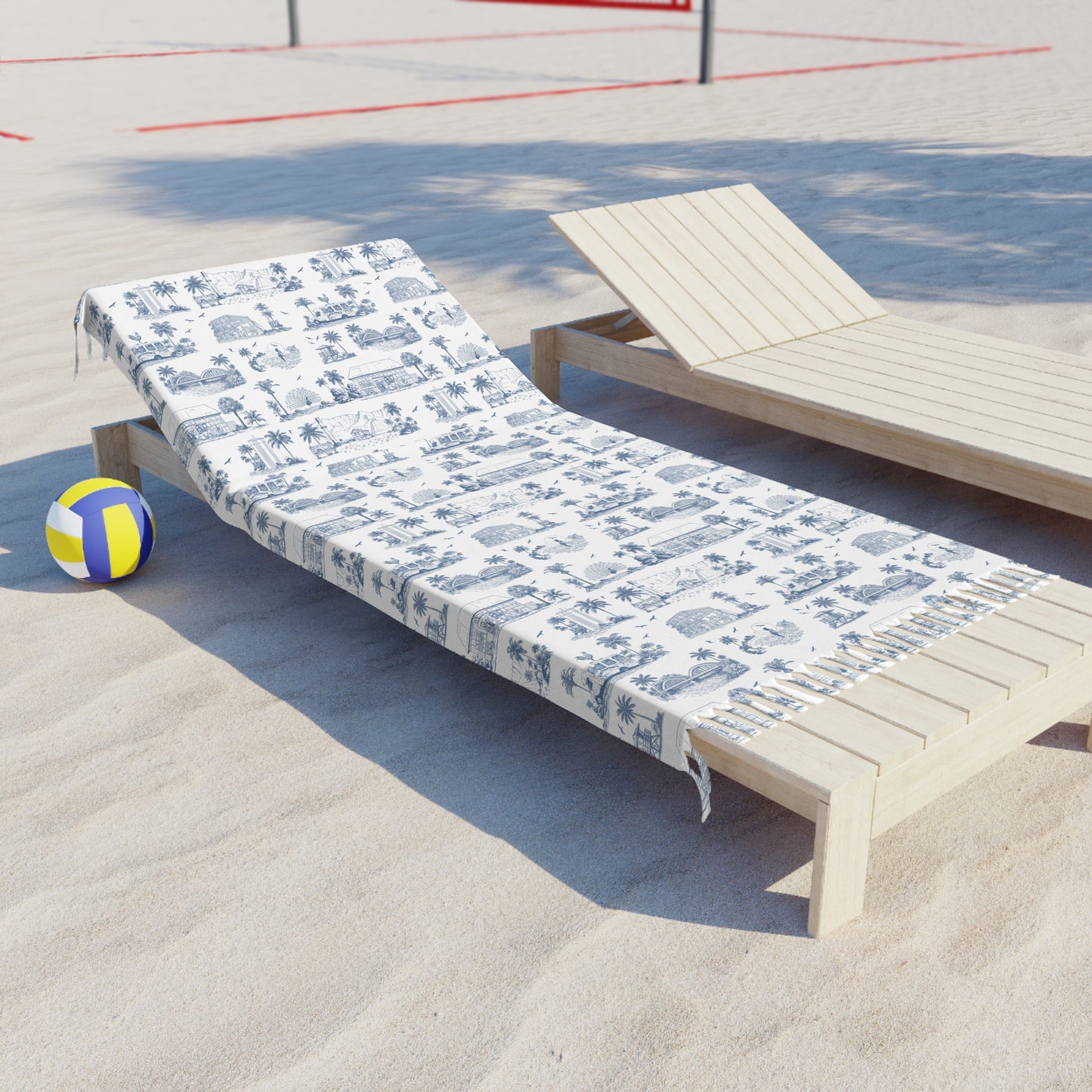 North Shore Boho Beach Cloth white