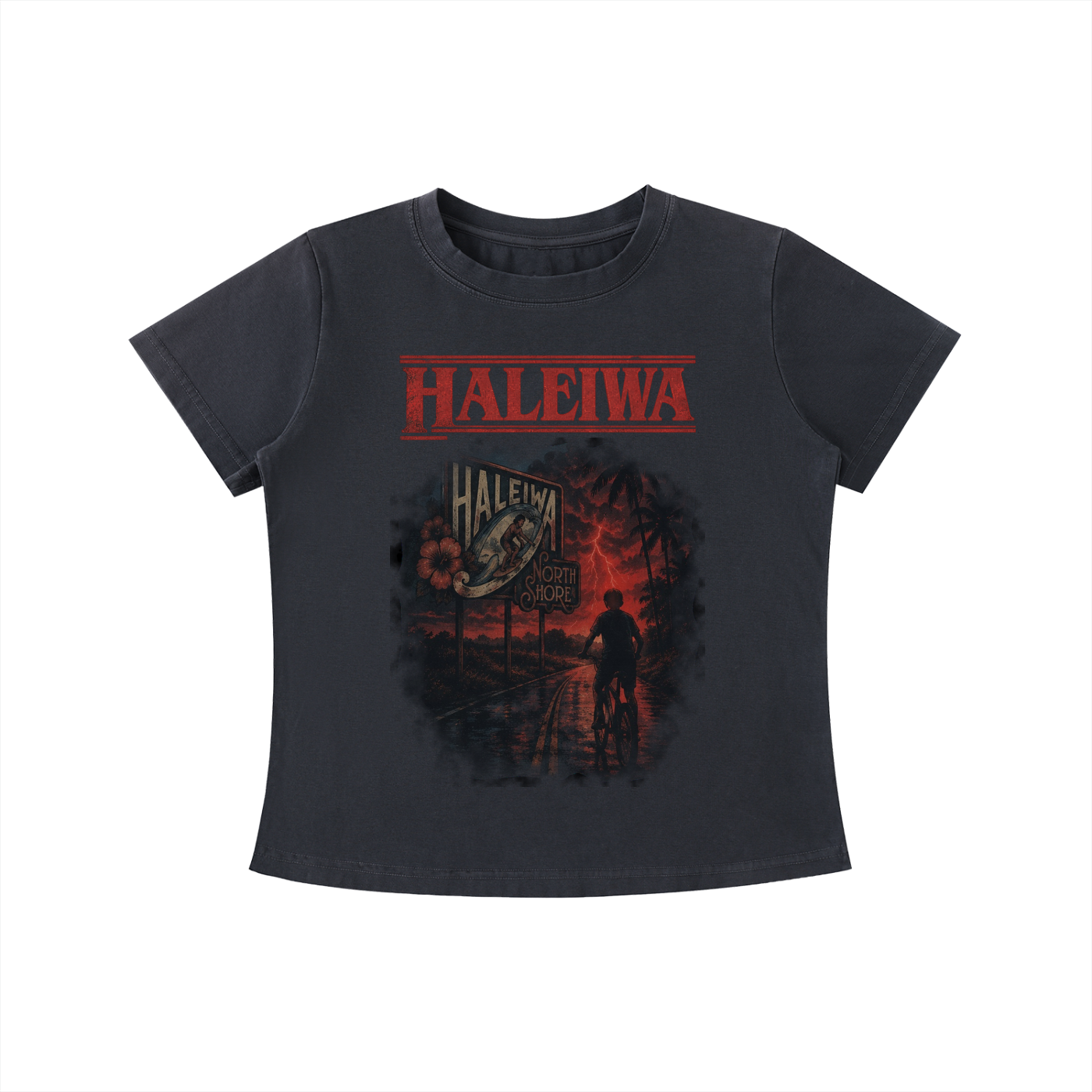 Stranger Haleiwa Vintage Wash Slim Fit T-shirt