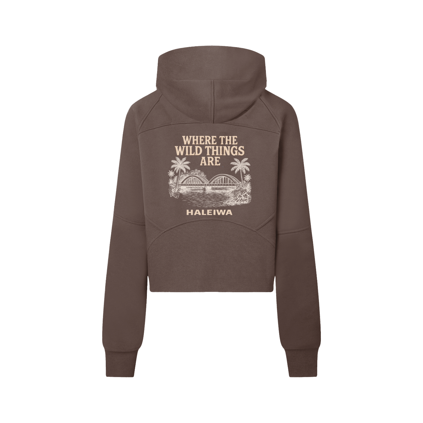 Cropped Half-Zip Hoodie