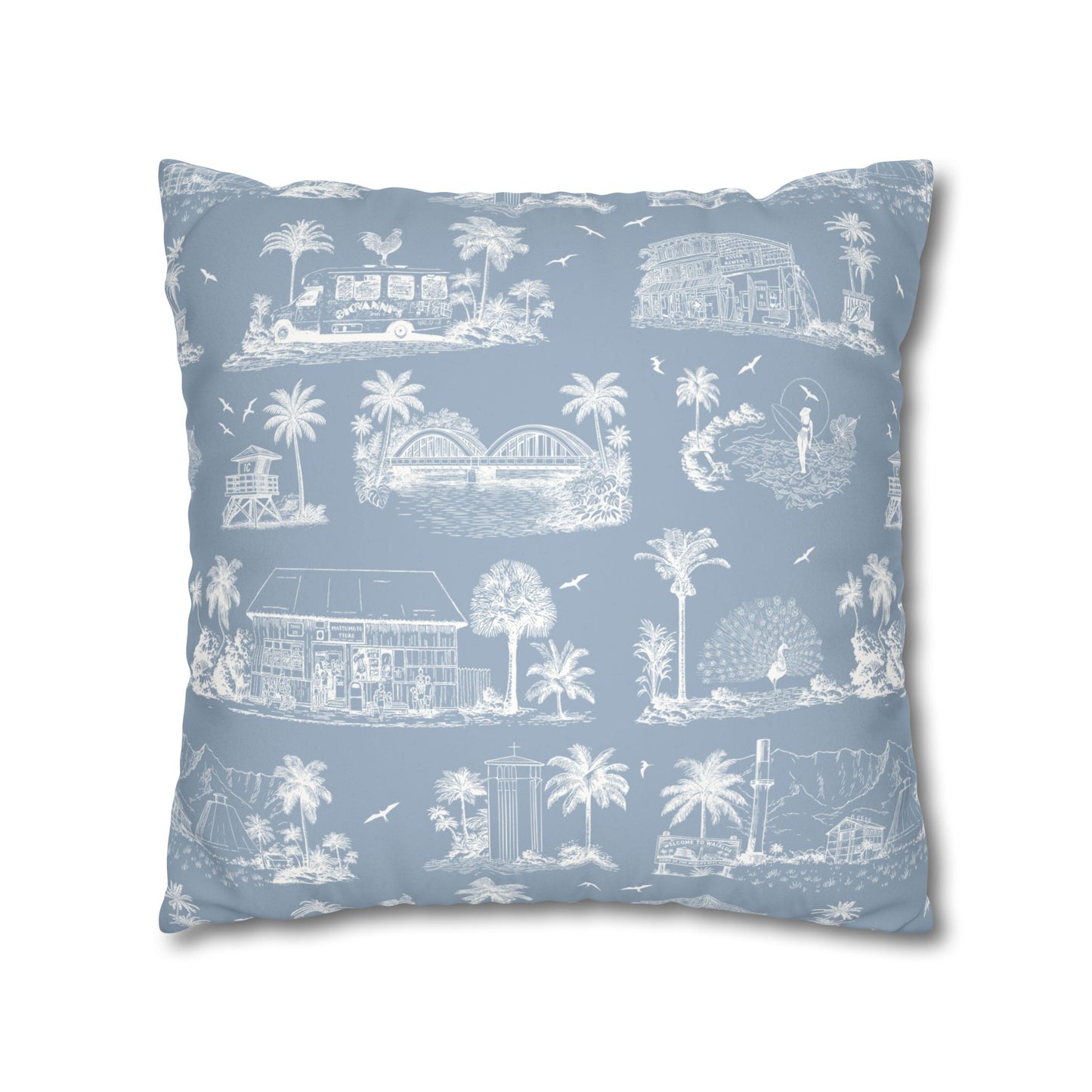 North Shore Faux Suede Pillowcase without filler