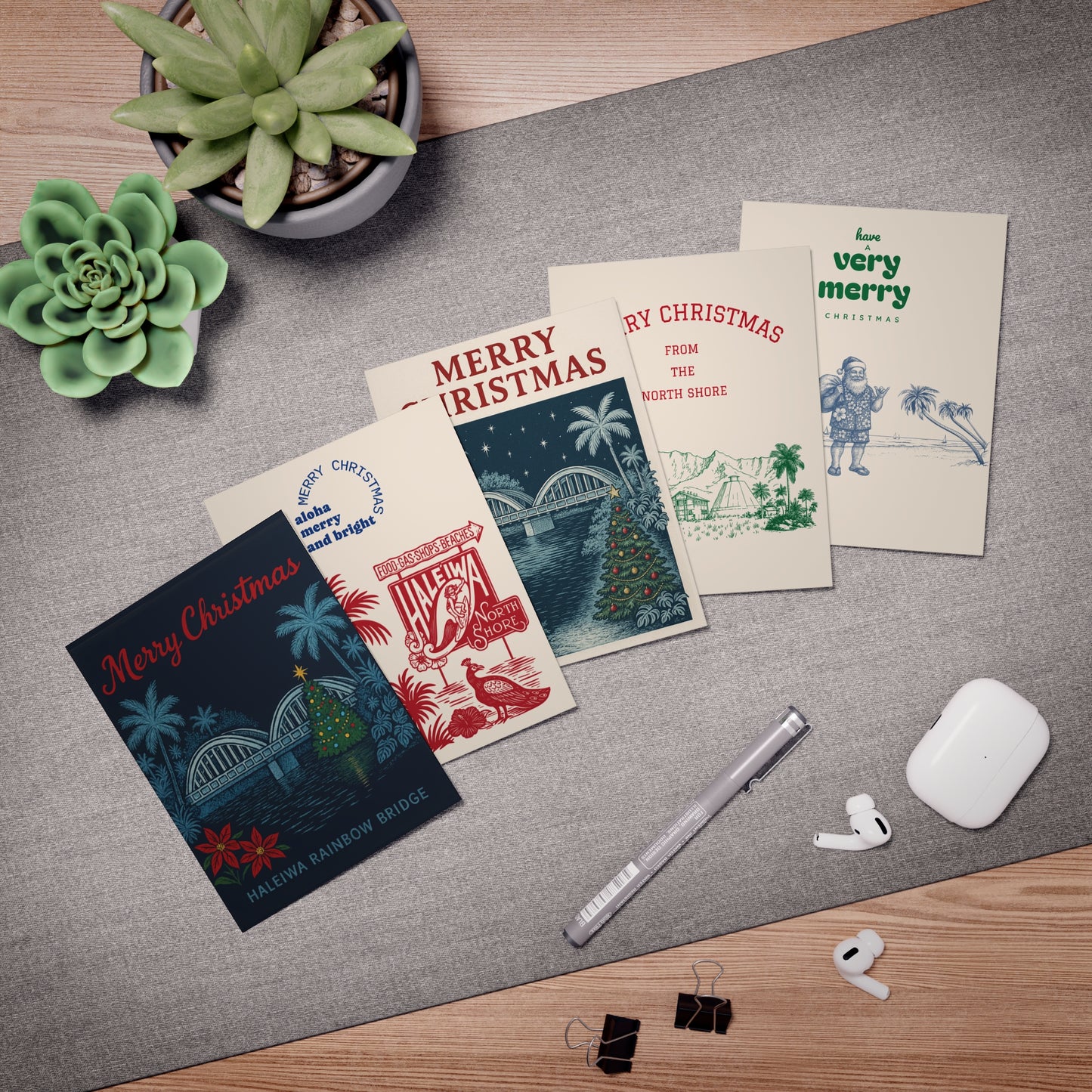 North Shore Christmas Cards (Mele Kalikimaka)