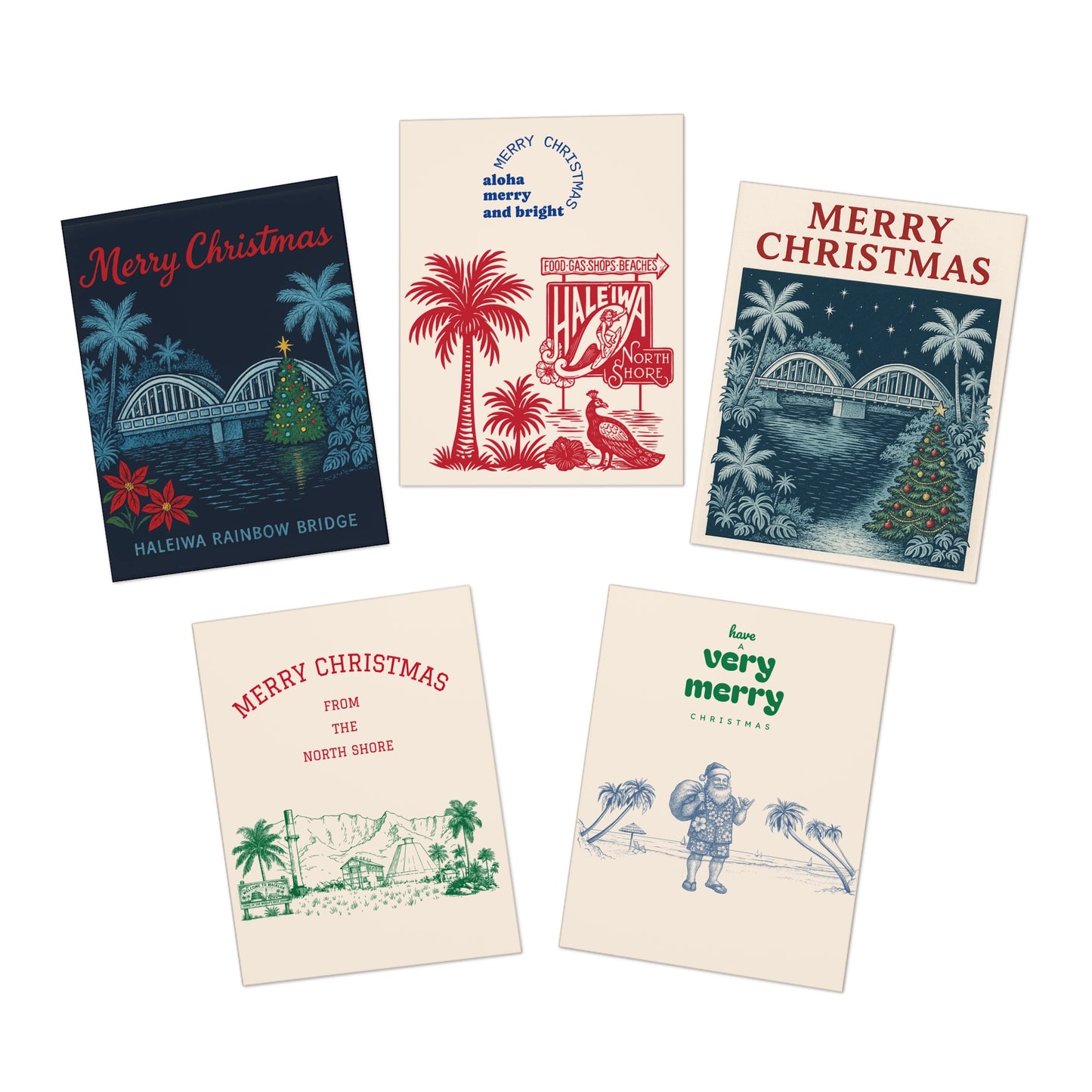 North Shore Christmas Cards (Mele Kalikimaka)