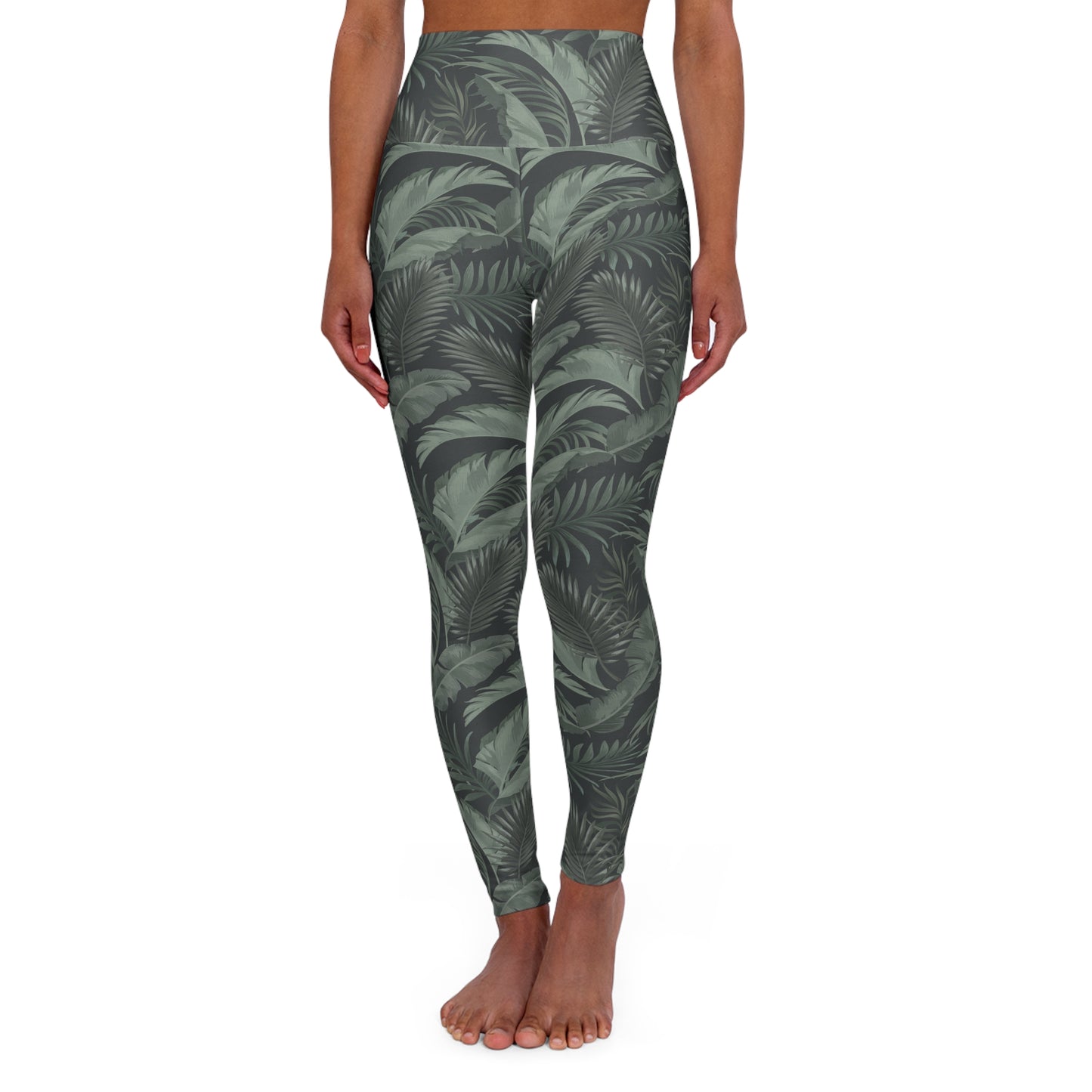 Faded Tropical Yoga Leggings