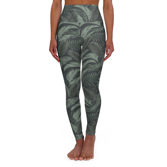 Faded Tropical Yoga Leggings