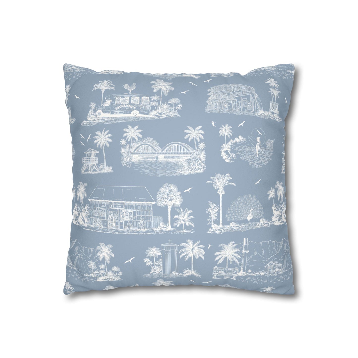 North Shore Faux Suede Pillowcase without filler