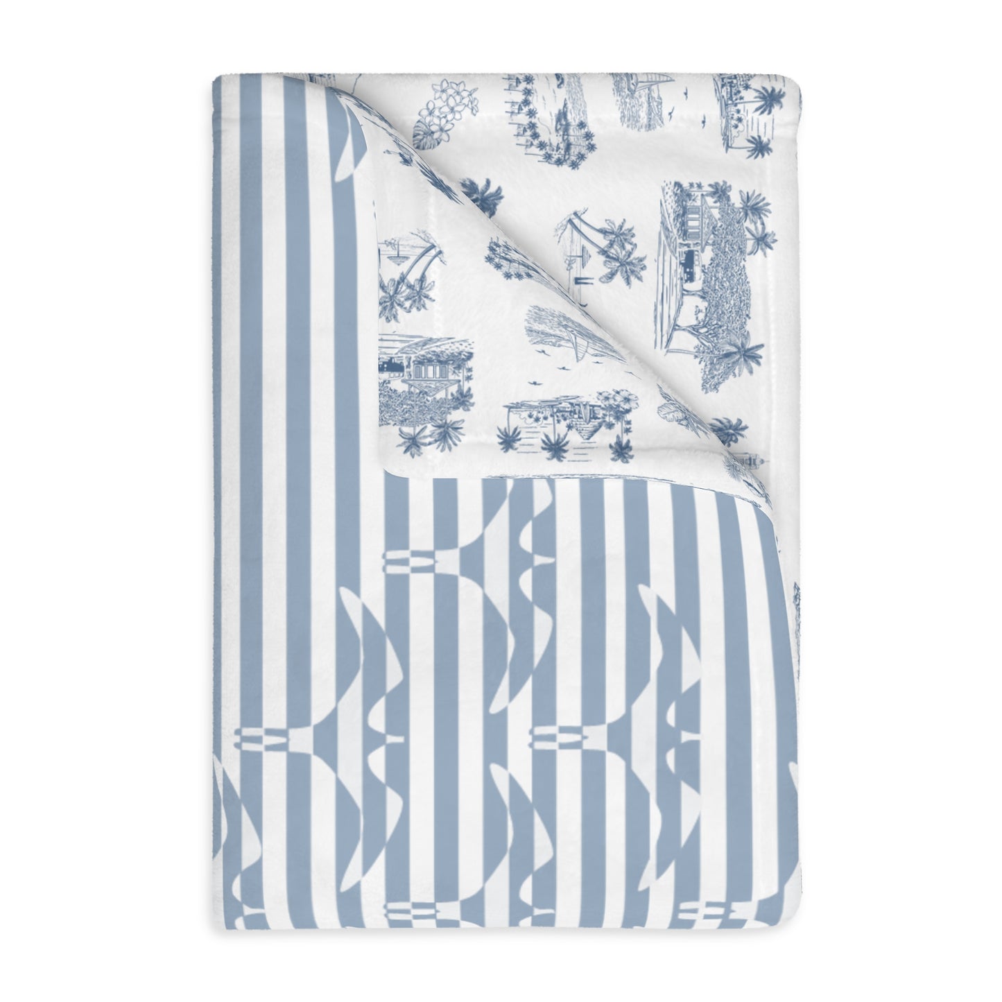 Iwa Bird Oahu Velveteen Microfiber Blanket