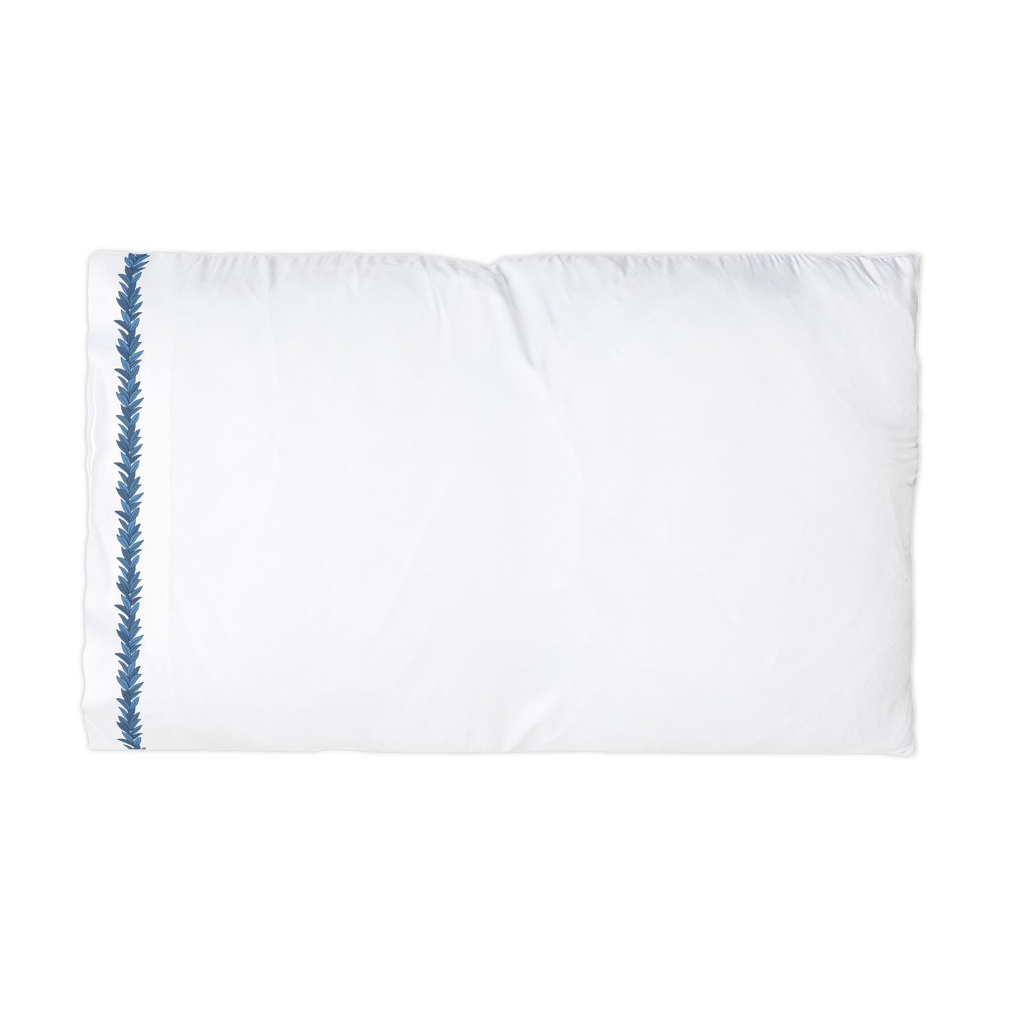 Copy of Maile Lei Edge Microfiber Pillowcase — Soft White Decorative Trim