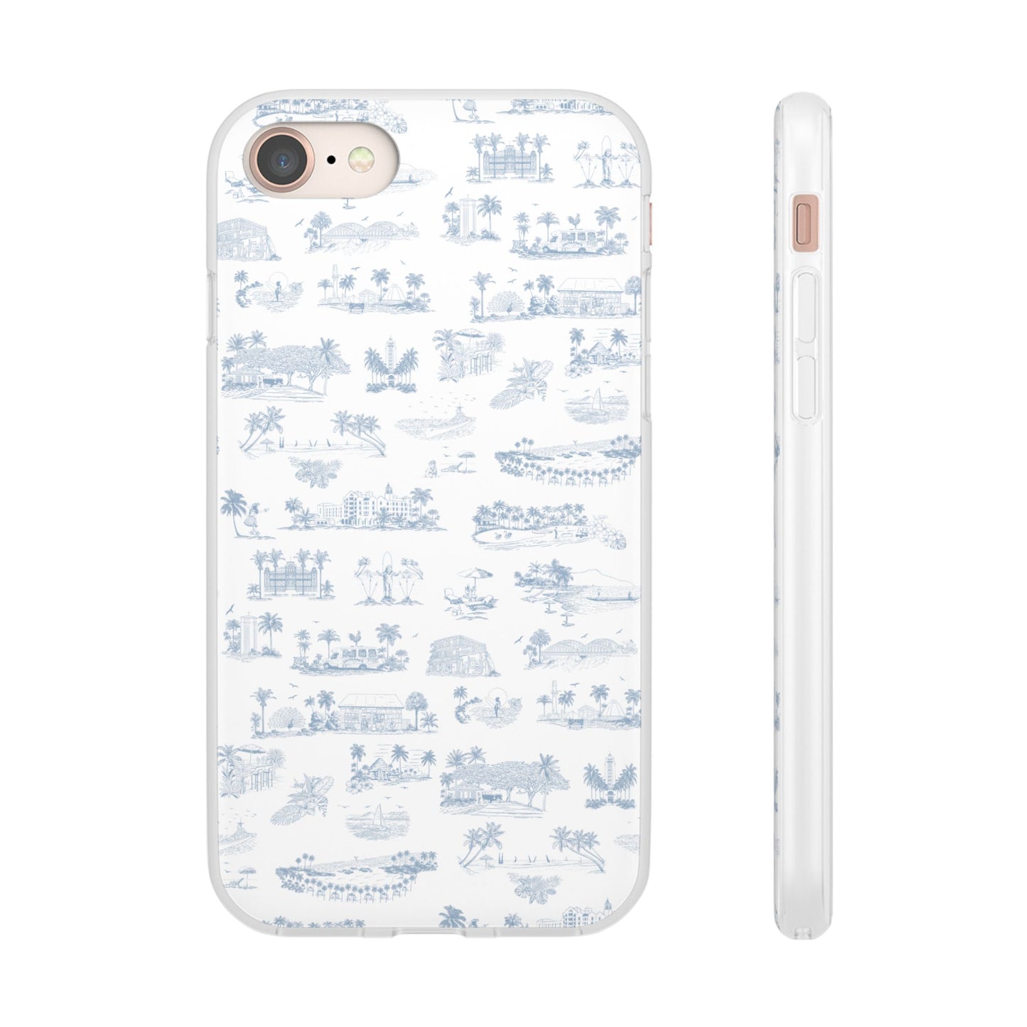 Oahu Transparent Cover for iPhone