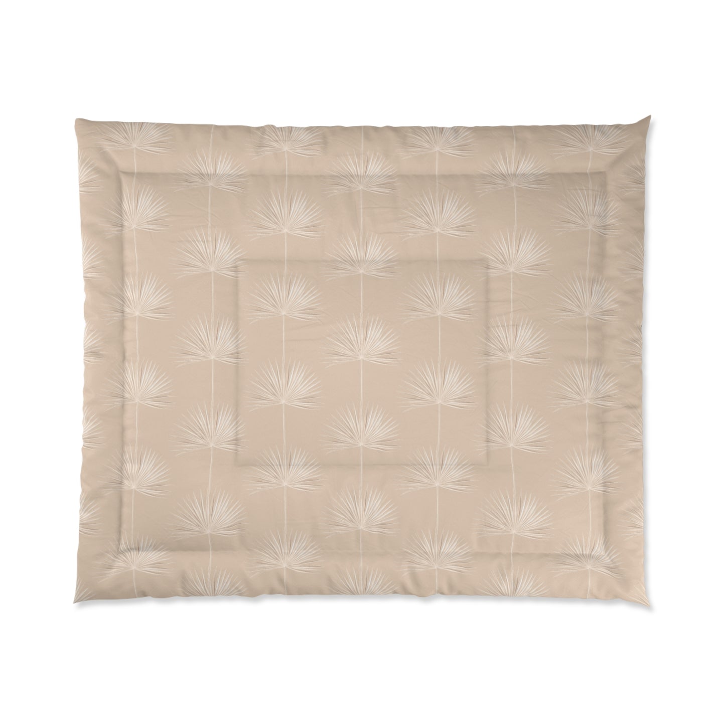 Fan Palm Comforter Tan
