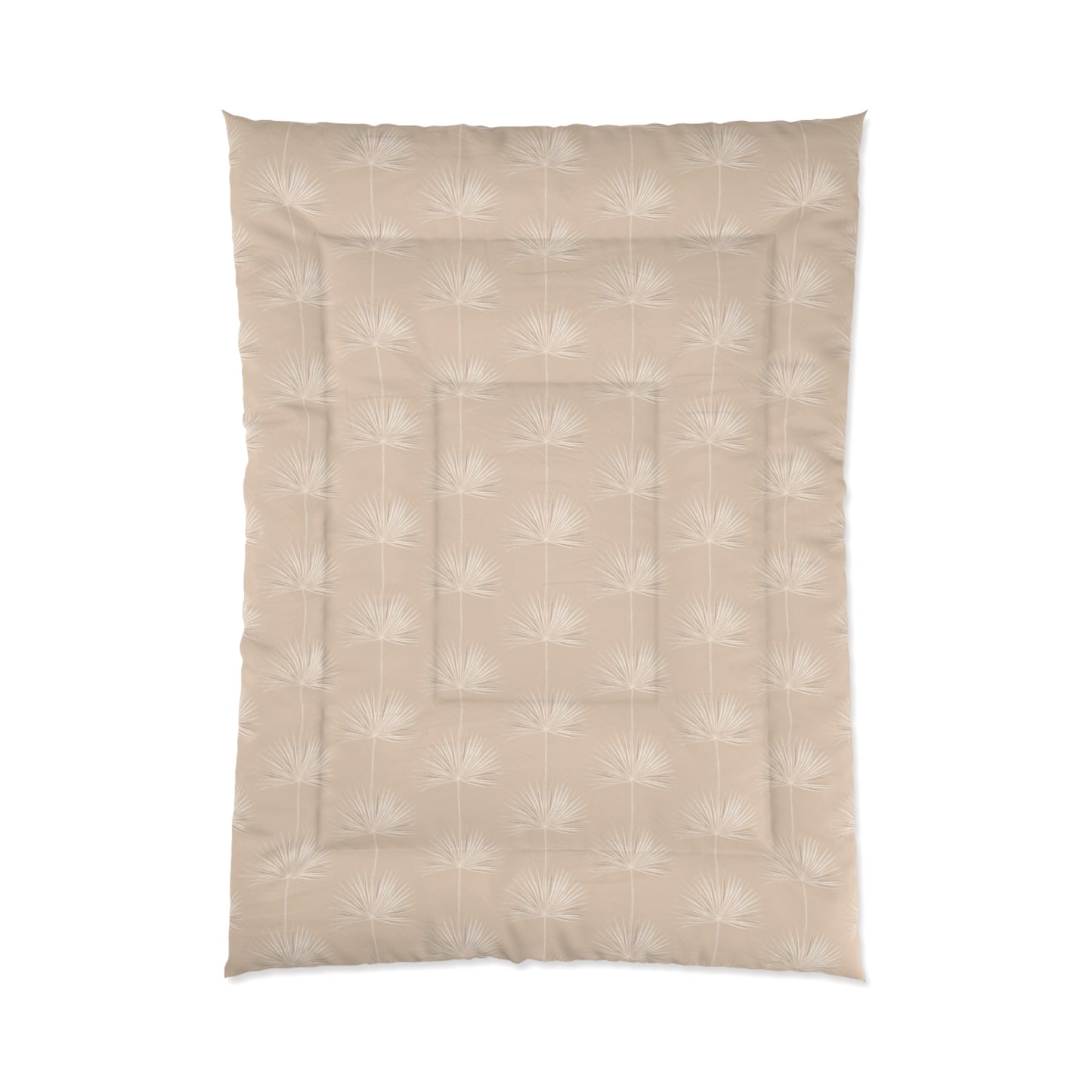 Fan Palm Comforter Tan