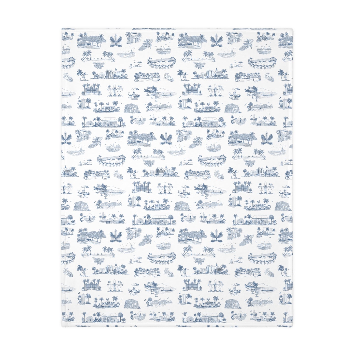 Iwa Bird Oahu Velveteen Microfiber Blanket