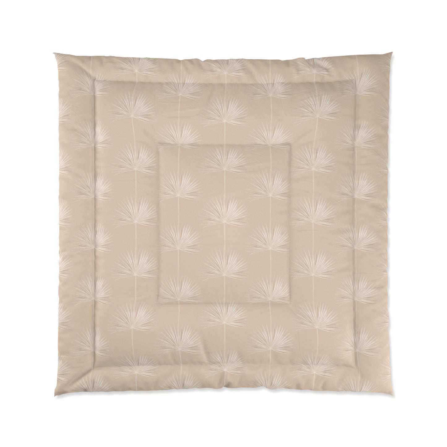 Fan Palm Comforter Tan