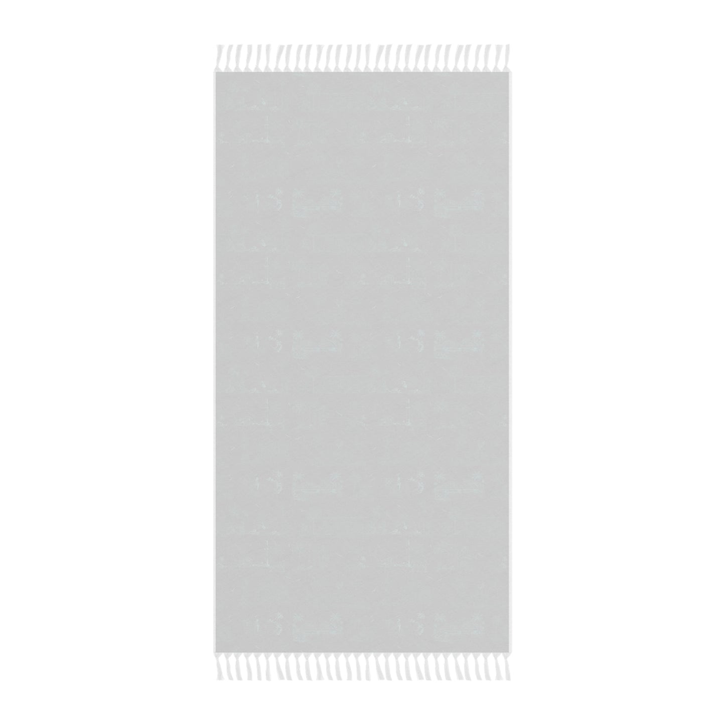 North Shore Boho Beach Cloth Towel Teal Black