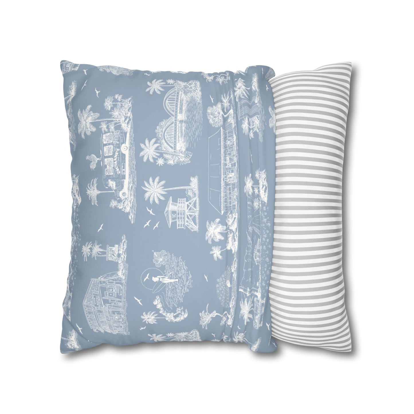 North Shore Faux Suede Pillowcase without filler