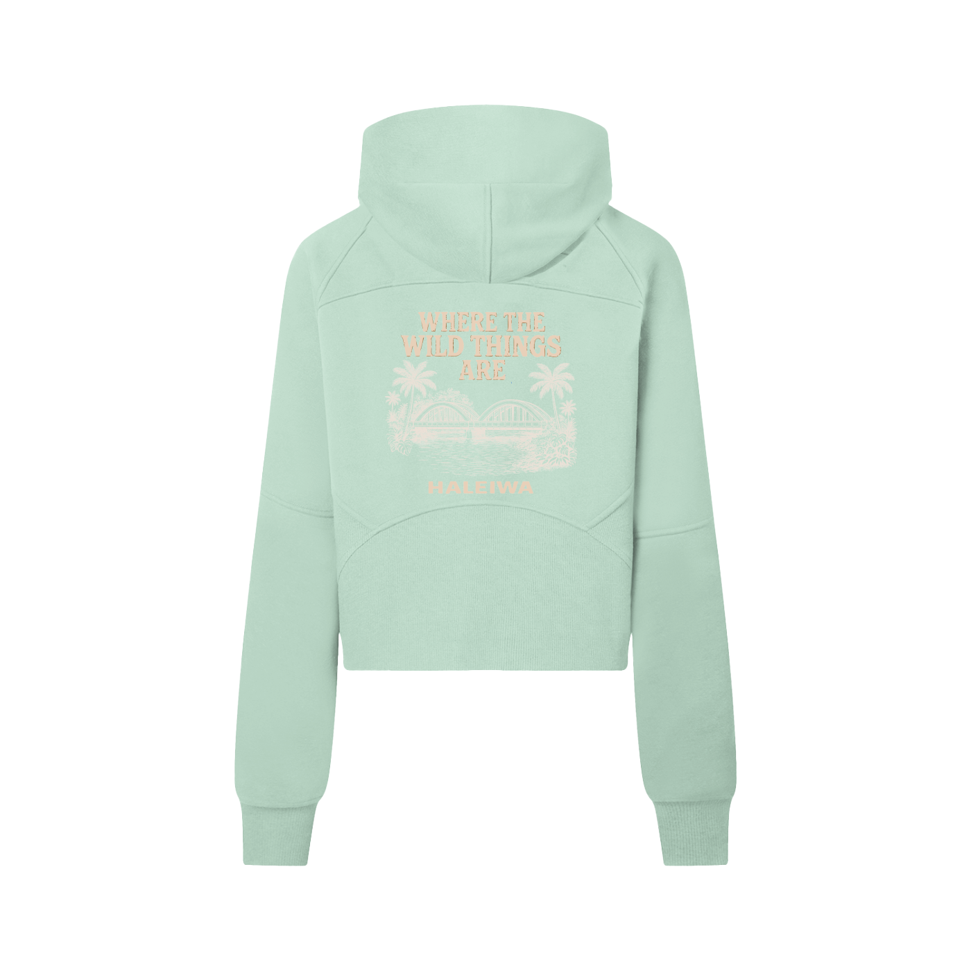 Cropped Half-Zip Hoodie